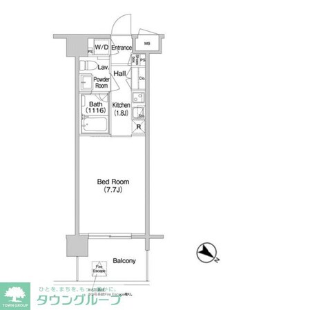 コンフォリア南砂町の物件間取画像